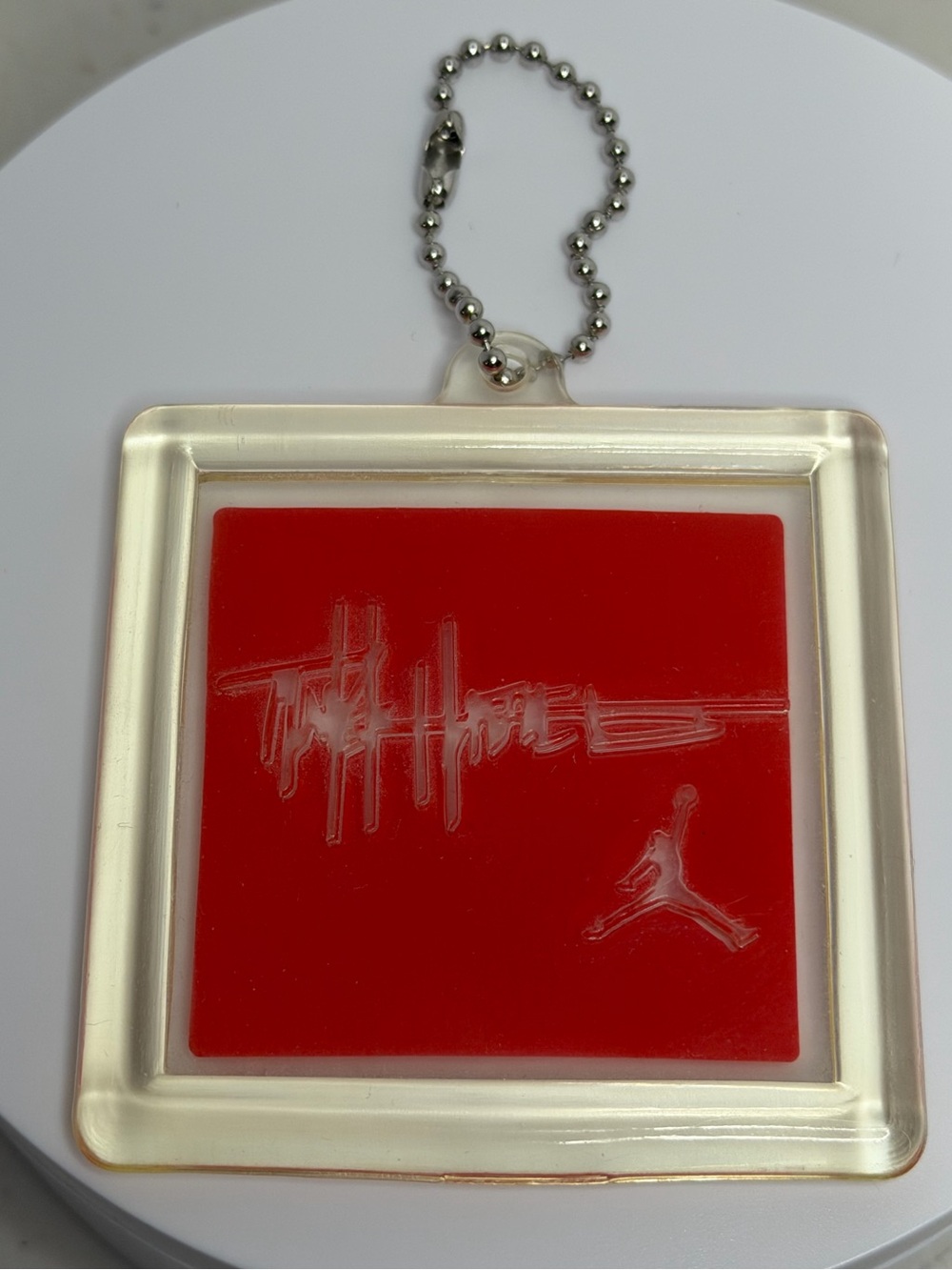 Nike Air Jordan Tinker Hatfield Retro Hangtag Keychain Red